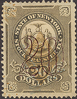 State of New York Stock Transfer Tax Stamps